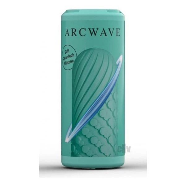 Arcwave Ghost Pocket Stroker Reversible Textured Sleeve, Compact Size, Cleantech Silicone, Mint