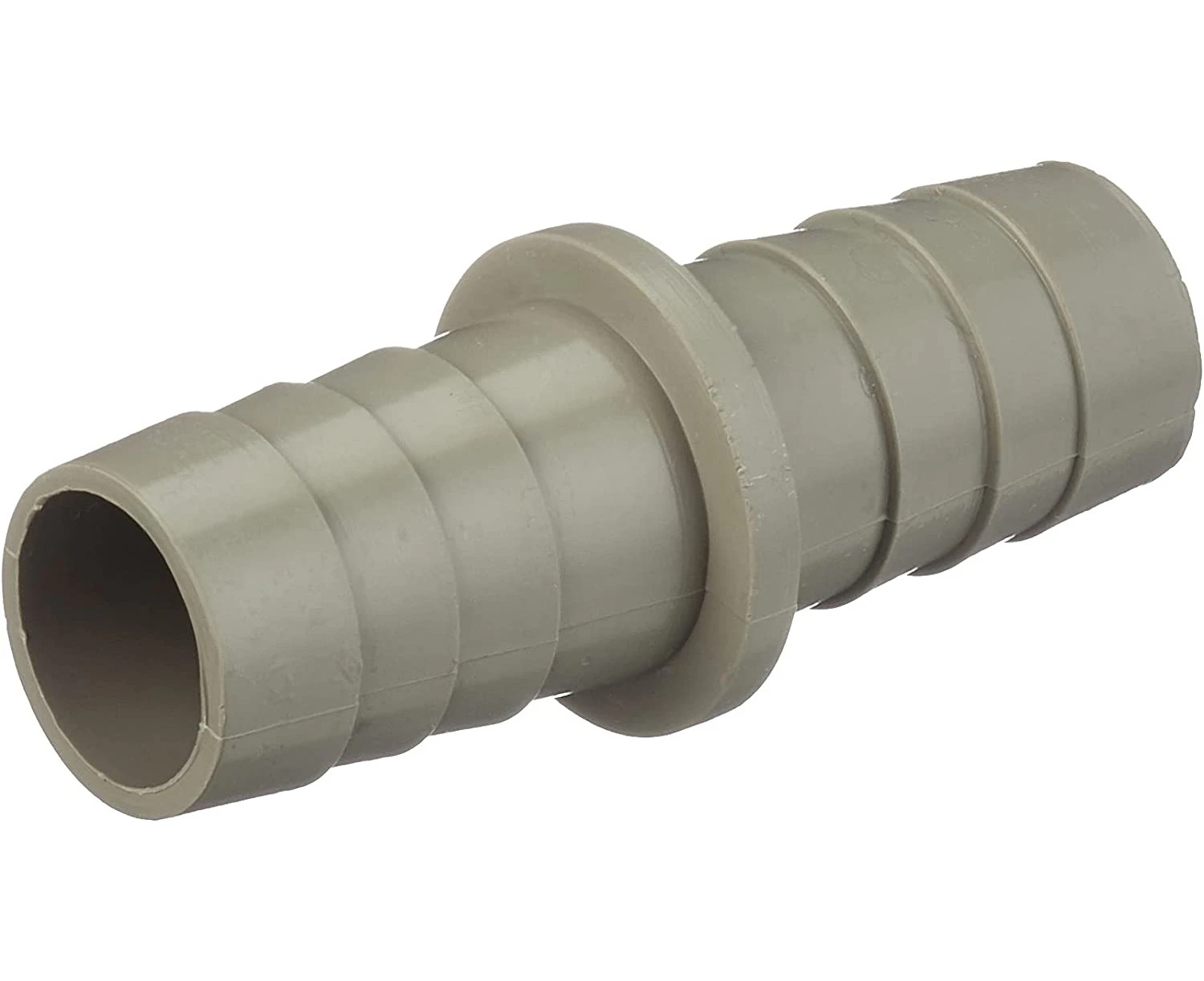 Connector For Drain Hoses (For Washing And Drain Hoses For Dishwashers, Including 2 Clamps) Silver