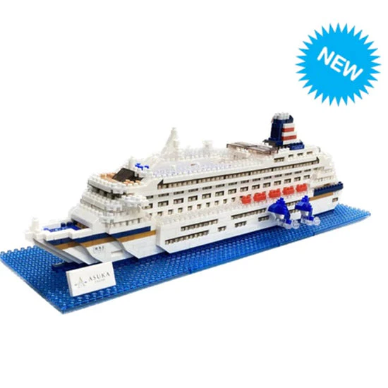 Nanoblock - DX M.S. Asuka II Cruise Ship