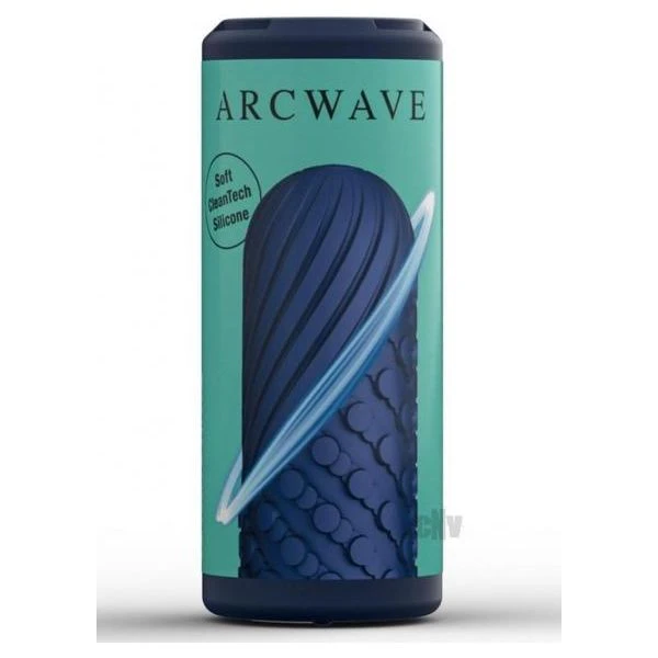 Arcwave Ghost Pocket Stroker Blue Reversible Textured Sleeve For Enhanced Male Pleasure