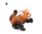 Imitation Animal Delicate Lifelike Cognitive-enhancing Simulated Zoo Animal Figurine for Kids E