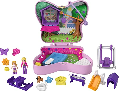 Polly Pocket GTN21 GTN21-Big Pocket World Backyard Butterfly Compact