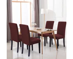 Dining Chair Covers Set of 4,Stretch Removable Washable