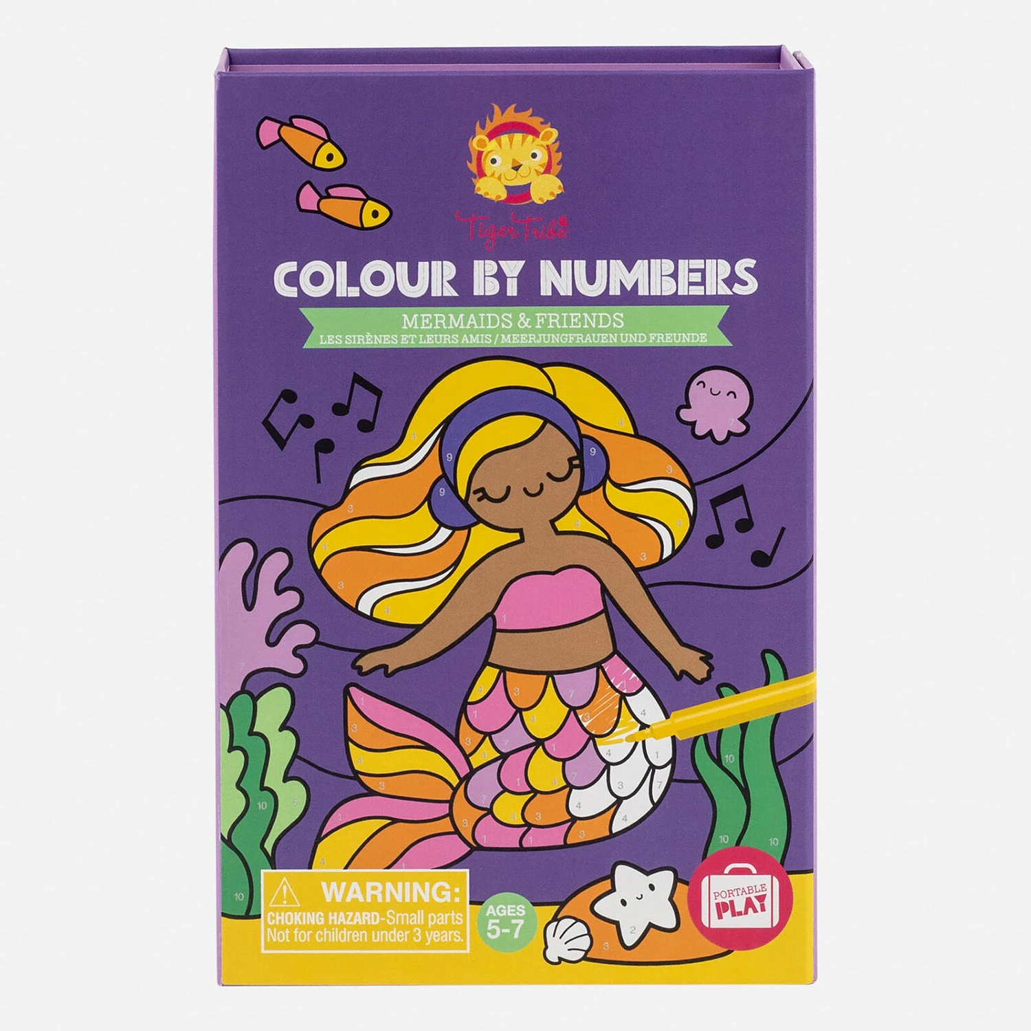 Colouring by Numbers - Mermaids & Friends