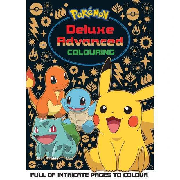 Pokemon: Deluxe Advanced Colouring