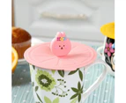 10.8cm Cute Animal Silicone Leakproof Dustproof Sealed Coffee Mug Cup Lid Cover-Lion  #