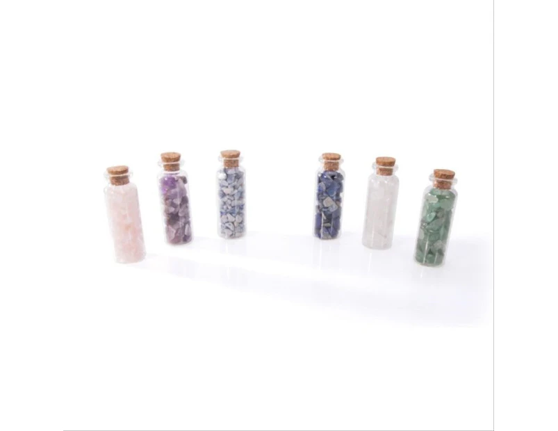 ISGift Chakra Bottles Set Of 3 Multi-Coloured 2x2x7cm