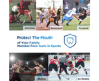 Sports Mouth Guard | No BPA Soft Material, Made in USA | Customizable for Comfort - Fits Any Size Mouth Age 12+ - Transparent
