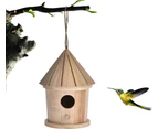 Handmade Bird House, Wooden Bird House Box Nesting Boxes For Birds Bird House To Hang Up Bird House To Hang Up For Garden And Balcony