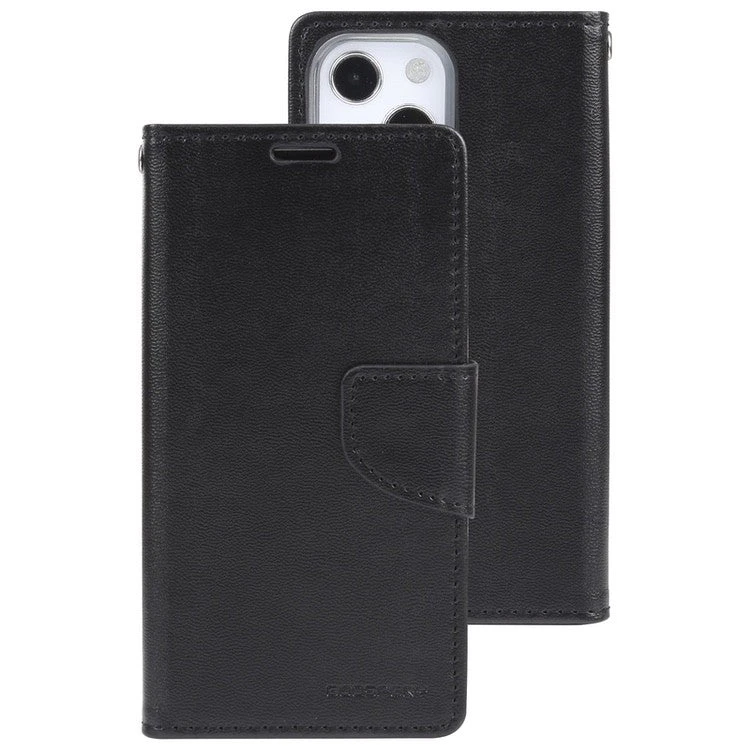 iPhone 13 Mini Case MERCURY GOOSPERY New Bravo Diary - Black