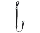 Pet Dog Puppy Door Handle Doorbell Tinkle Loud Bells Rope House Training Tool-Black