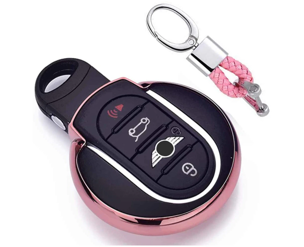 1pcs Luxury 4 Buttons Soft TPU Smart Remote Key Fob case Cover for BMW - Combination 2