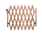 Wooden Fence Easy Installation Universal Expandable Pet Safety Separation Barrier for Indoors and Outdoors