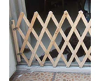 Wooden Fence Easy Installation Universal Expandable Pet Safety Separation Barrier for Indoors and Outdoors