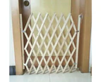 Wooden Fence Easy Installation Universal Expandable Pet Safety Separation Barrier for Indoors and Outdoors