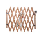 Wooden Fence Easy Installation Universal Expandable Pet Safety Separation Barrier for Indoors and Outdoors