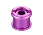 5Pcs/Set Chain Wheel Screw Anti-oxidation Anti-fading Aluminum Alloy Plated Disc Chainring Bolt Bike Accessories-Purple