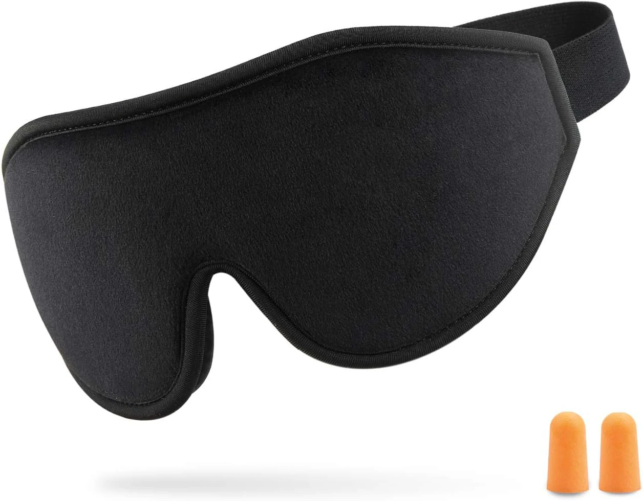 Sleep Masks, 2022 Upgraded 100% Darkness 3D Sleep Eye Mask