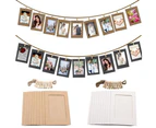 220cm 6inch Photo Frame Clips Picture Holder Baby Shower Birthday Party Decor-Brown