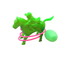 3Pcs Jumping Frog Toy Funny Line Control Plastic Air Powered Bounce Crocodile/Horse Childhood Toy for Kids Random Color