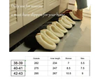 Cozy Memory Foam Slippers Fuzzy Wool-Like Plush Fleece Lined House Shoes W/Indoor, Outdoor Anti-Skid Rubber Sole - Black