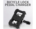 SM-PD22 Bicycle Lock Pedal Portable Detachable Metal High Strength Mountain Bike Cleats Clipless Pedals for M520 M540 M8000 M9000-Black