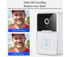 Smart Wireless Remote Video Doorbell, HD Night Vision Wifi Security Doorbell