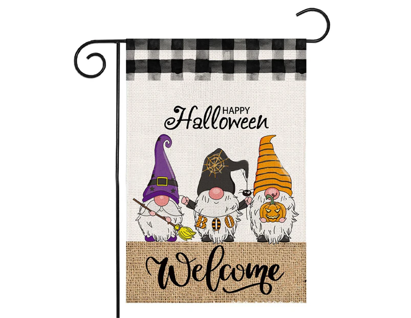 Trick or Treat Garden Flag Vertical Double Sided, Halloween Yard Outdoor Decoration