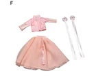 1Set Doll Clothes Mini Decoration Compact Various Fashion Doll Outfits Birthday Gift-11#