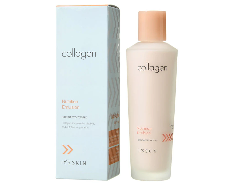 It's Skin Collagen Nutrition Emulsion 150ml Moisturising Lotion + Face Sheet Mask