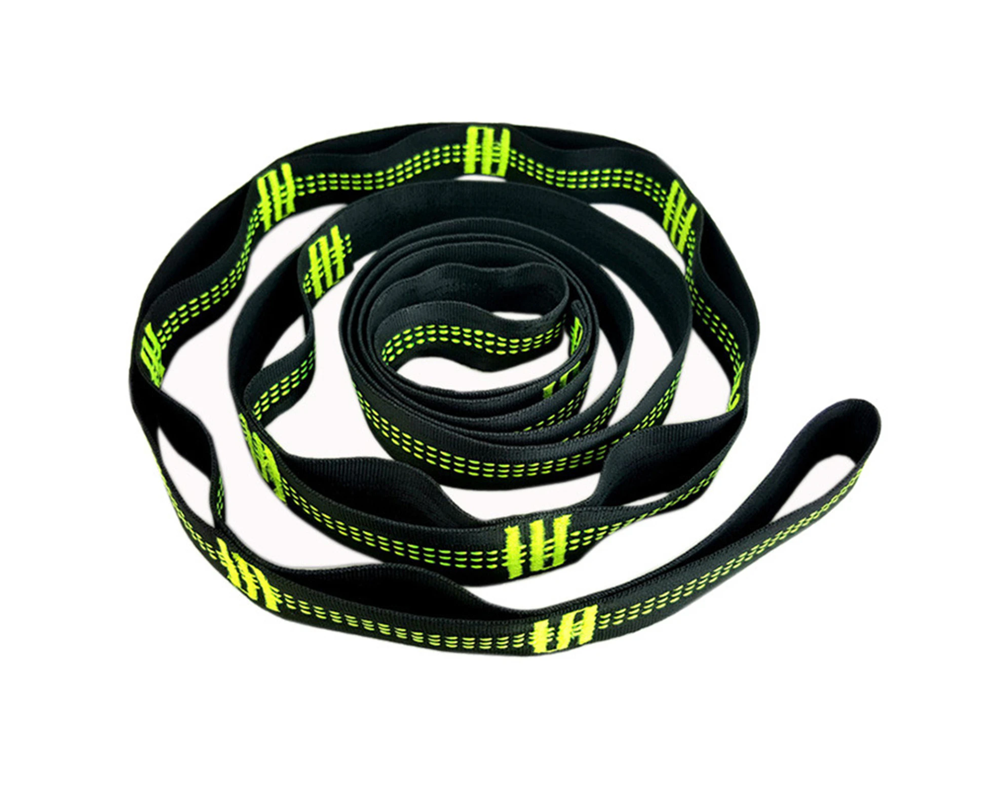 Climbing Straps Wear Resistant Heavy-duty Accessory Rock Climbing Sliding Belt for Abseiling Green