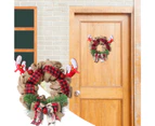 Christmas Decoration Garland Good-Lovely Beautiful American Style Good Craftsmanship Increase Atmosphere Cloth Christmas Antlers Xmas Wreath for Home