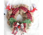 Christmas Decoration Garland Good-Lovely Beautiful American Style Good Craftsmanship Increase Atmosphere Cloth Christmas Antlers Xmas Wreath for Home