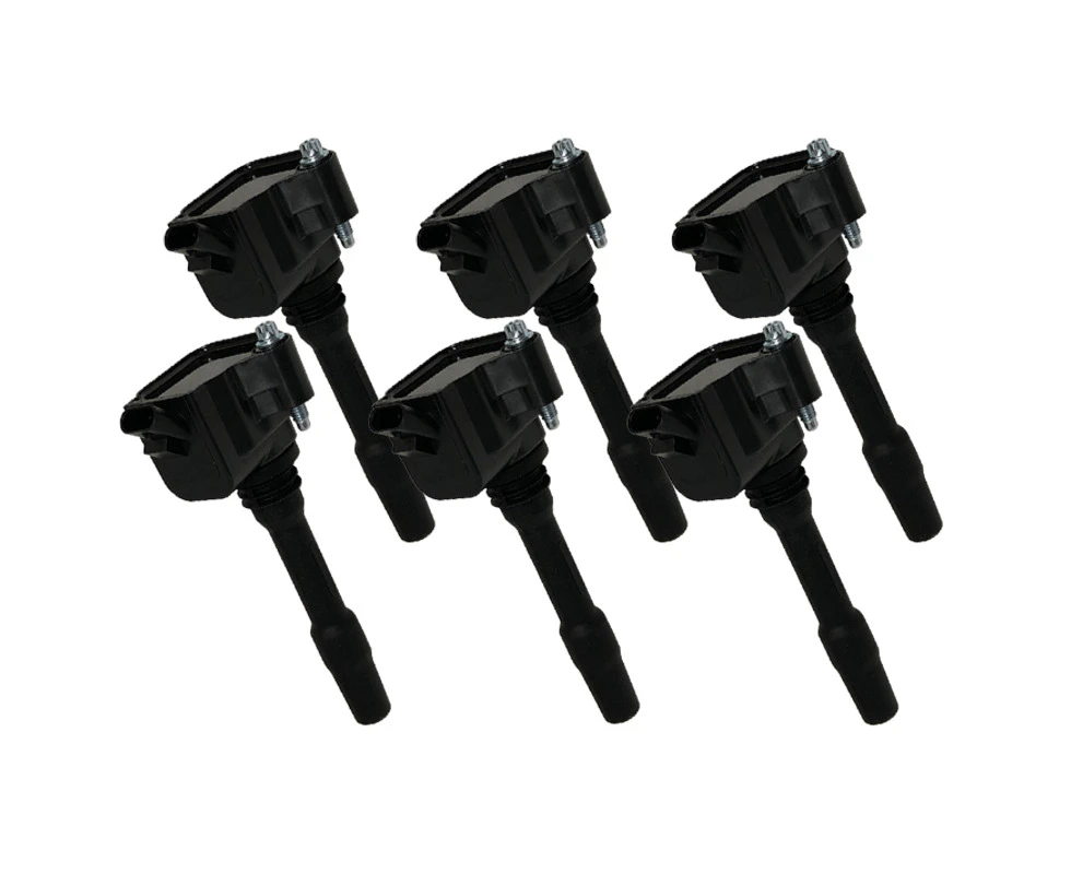 Pack of 6 SWAN Ignition Coil for BMW 740i LI 745e Le 840i 2015-ON 3.0L Turbo