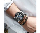 CURREN Watch for Men Top Brand Luxury Chronograph Sport Mens Watches Leather Quartz Clock Male Wristwatch Relogio Masculino