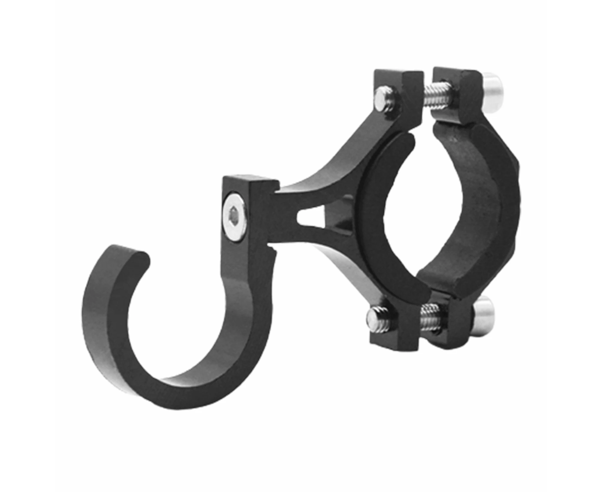 Bike Hook Strong Bearing Adjustable Angle Wear-resistant Multifunctional Aluminum Alloy Anti Rust Scooter Hanging Hook for Bike-Black