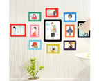 Mini Rectangle Magnetic Fridge Refrigerator Magnet Picture Photo Frame DIY Decor-White