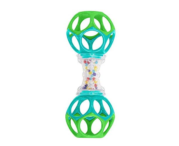 Bright Starts Oball Shaker BPA-free Rattle Baby Toy, Age Newborn+