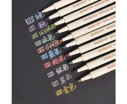 10Pcs Calligraphy Drawing Soft Hard Nib Brush Marker Pen Stationery Art Supplies