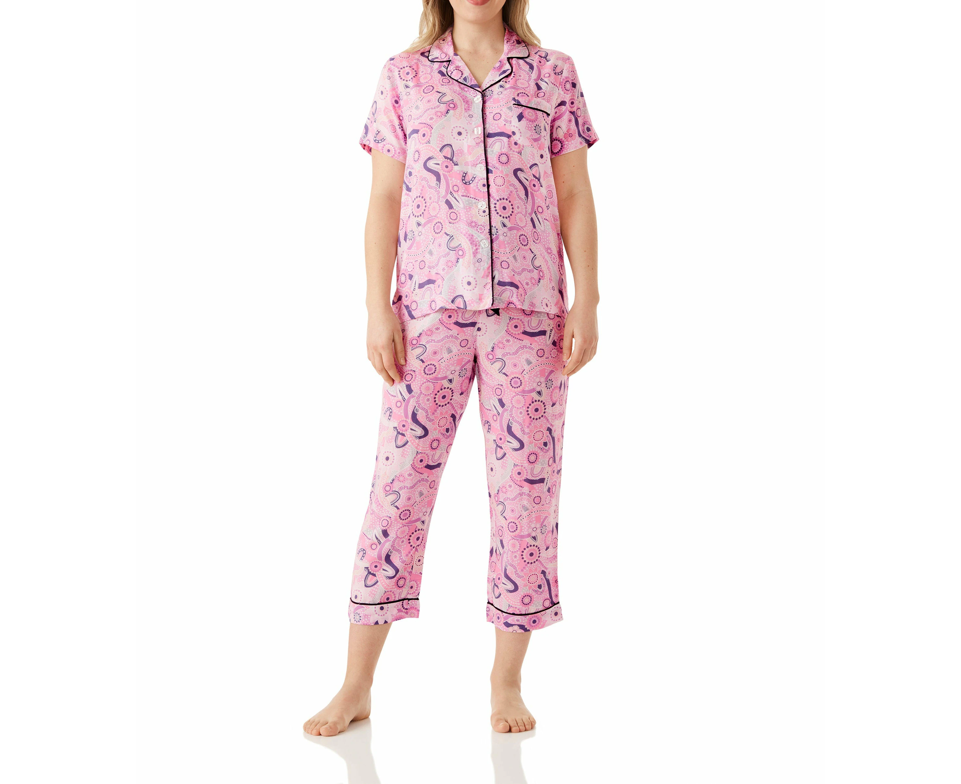 Magnolia Lounge Daydreaming Pyjama Set with 7/8 Pant