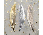 Nail Art Photo Tool Feather, Feather Metal Bookmark Feather Bookmark, Simple, Elegant and Lightweight