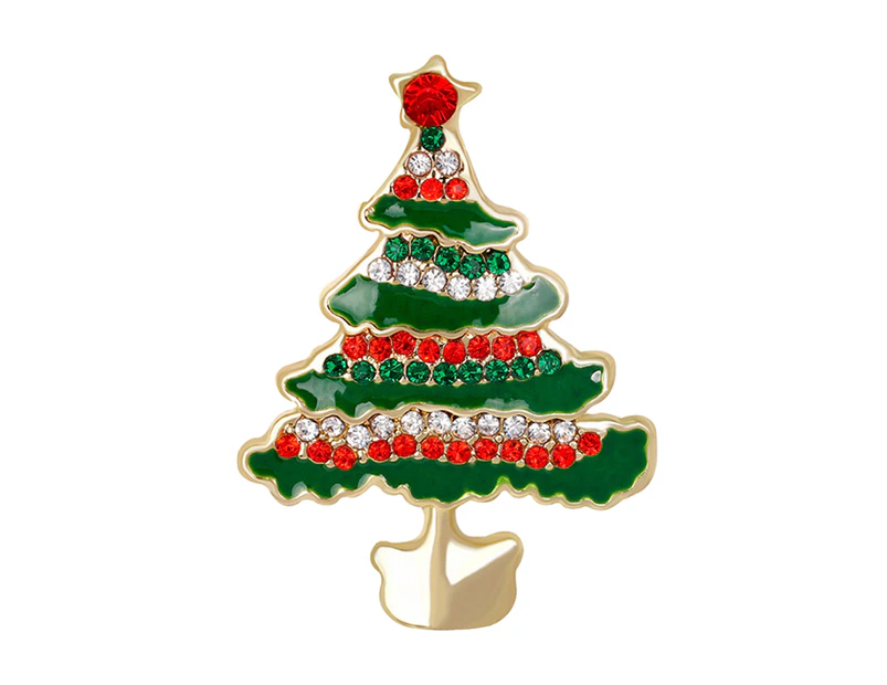 Napkin Ring Christmas Tree Shape Multipurpose Alloy Table Towel Buckles for Kitchen-2