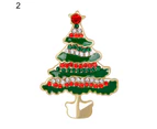 Napkin Ring Christmas Tree Shape Multipurpose Alloy Table Towel Buckles for Kitchen-2