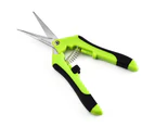 Multifunctional straight-head gardening shears garden pruning shears non-slip labor-saving flower branch and branch shears - Green