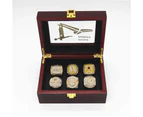 LA Championship Replica Ring Lakers rings set Size 11 with Wood Box
