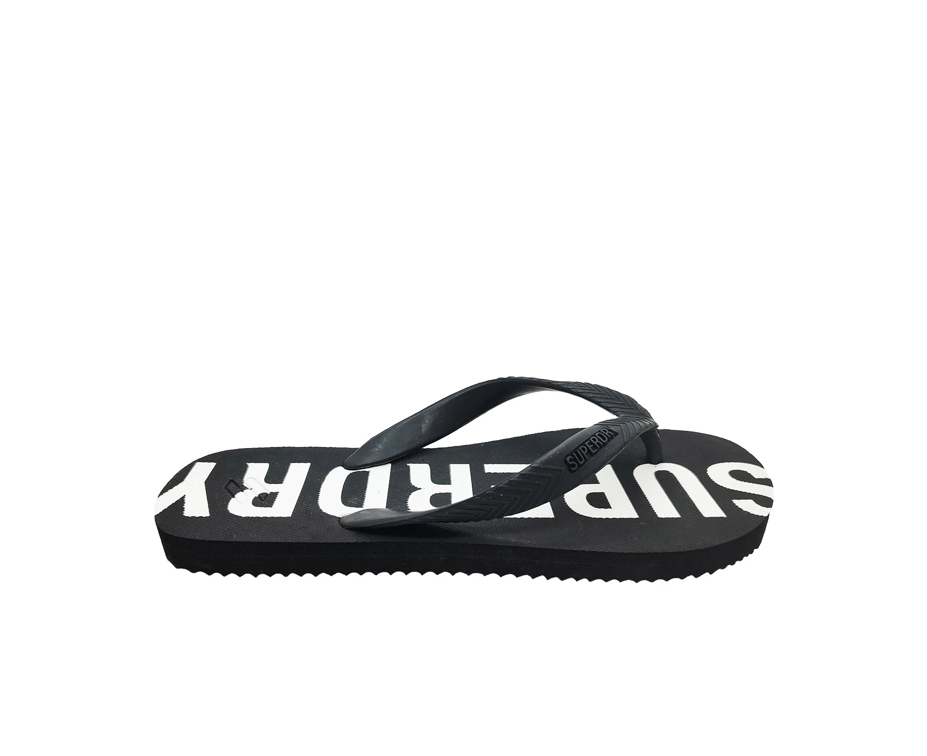 Superdry Code Essential Flip Flop Mens Shoes Thongs Slip On Classic Summer Style - Black