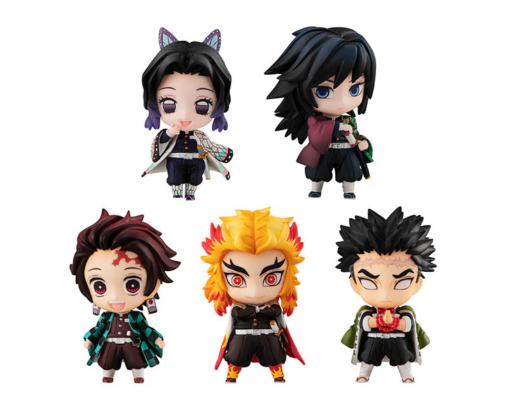 Demon Slayer Tanjiro & the HASHIRAs Mascot set A