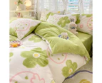 4 Pieces, Quilt Cover Set, (Queen Size) Lightweight Soft Duvet Cover 200*230cmsheets Pillowcases