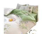 4 Pieces, Quilt Cover Set, (Queen Size) Lightweight Soft Duvet Cover 200*230cmsheets Pillowcases