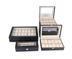 6/10/12/20 Slots Faux Leather Wrist Watch Storage Box Display Case Organizer-12 Slot